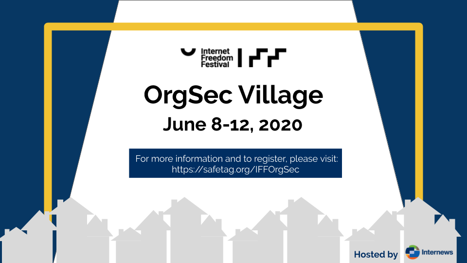 Event cover image for Online attendance: IFF OrgSec Village